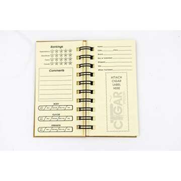 Cigar Prop: 60 Page Mini Cigar Journal Crafted from Recycled Materials