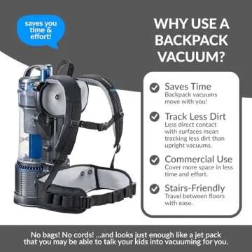 Prolux 2.0 Bagless Backpack HEPA Vacuum - World’s Lightest Model