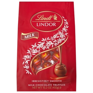 Lindt LINDOR Milk Chocolate Truffles, 15.2 oz for All Occasions