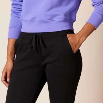 Cozy Women's Fleece Capri Jogger Sweatpants in Plus Size