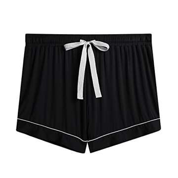 Joyaria Womens Viscose Pajama Button Down Short Sleeve Pj Set-Small-XXL