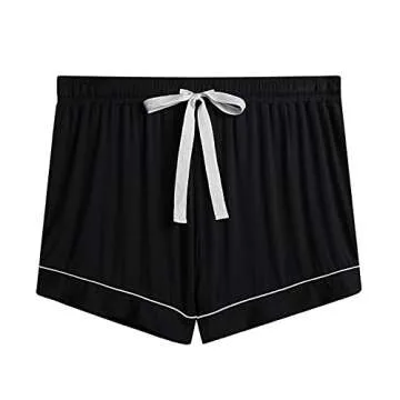 Joyaria Womens Viscose Pajama Button Down Short Sleeve Pj Set-Small-XXL