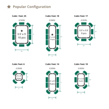 Vego Garden Aluzinc Raised Bed Kits Modular Metal Planter