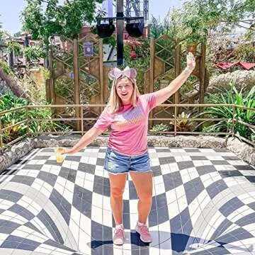 JIAHANG Mic Rainbow Mouse Ear Headband Sequin Bow Hair Band Costume Headwear Glittering Headpiece for Women Girls…