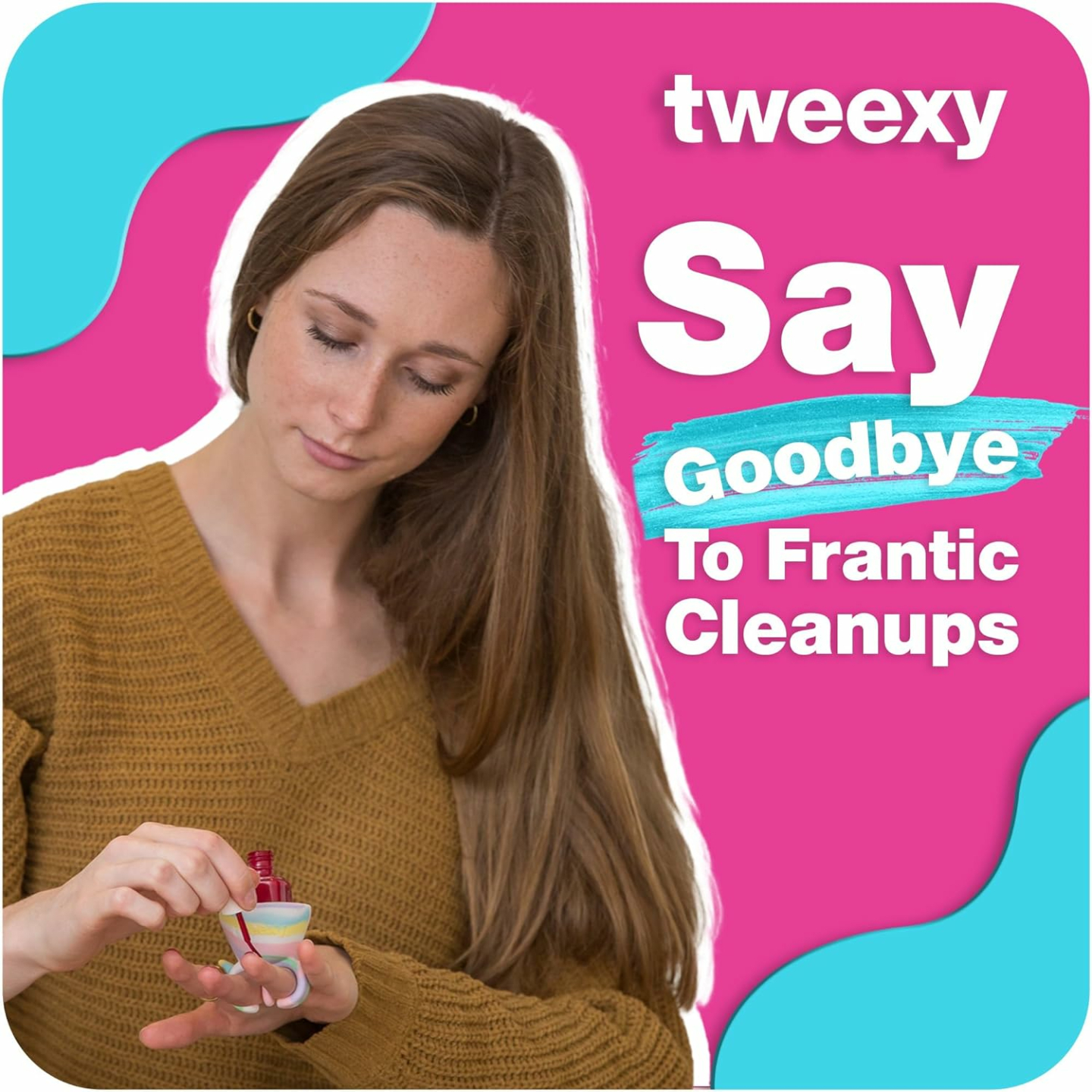 Tweexy Unicorn Nail Polish Holder Ring