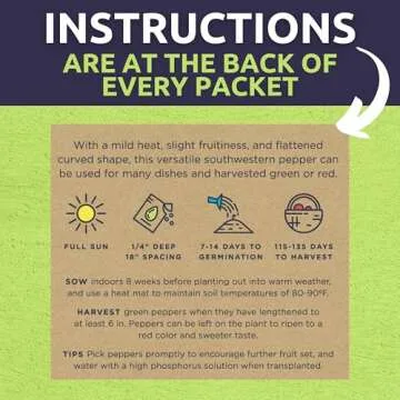 Organic Pepper Seeds Variety Pack - 14 Unique Seed Packs