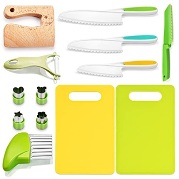 Montessori Kitchen Tools for Kids Cooking - Safe & Fun