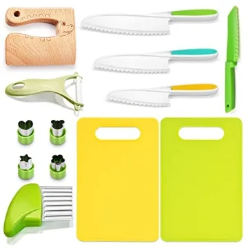 Montessori Kitchen Tools for Kids Cooking - Safe & Fun