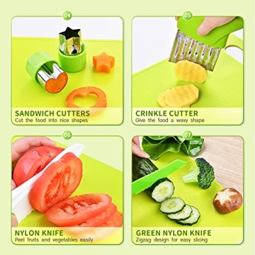 Montessori Kitchen Tools for Kids Cooking - Safe & Fun