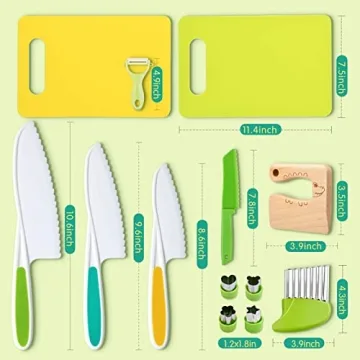 Montessori Kitchen Tools for Kids Cooking - Safe & Fun