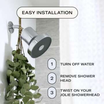 Upgrade Your Shower with The Jolie Filtered Showerhead