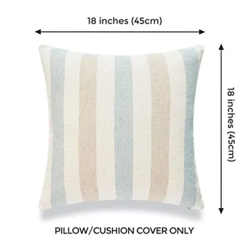 Hofdeco Beach Coastal Decorative Pillow Cover in Stripes