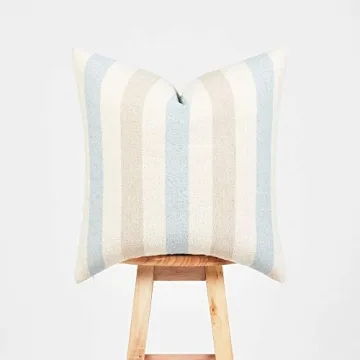 Hofdeco Beach Coastal Decorative Pillow Cover in Stripes