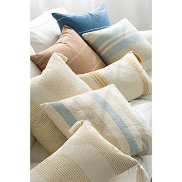 Hofdeco Beach Coastal Decorative Pillow Cover in Stripes