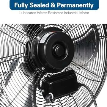 BILT HARD 4300 CFM 18 in. Outdoor Wall Mount Fan