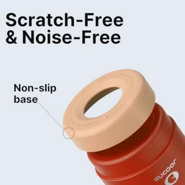 Insulated Water Bottle with Straw - Encool Stainless Steel Water Bottle, Reusable Leakproof and BPA-Free for Sports, Travel, Cold for 24 Hours, 24 oz, Red Rose