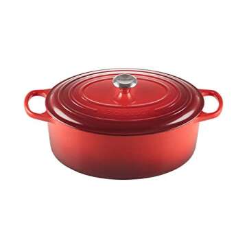 Le Creuset Signature Oval Dutch Oven - 9.5 qt., Cerise