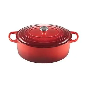 Le Creuset Signature Oval Dutch Oven - 9.5 qt., Cerise