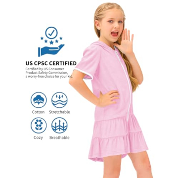BesserBay Girls Beach Cover Up - Stylish & Cozy Comfort