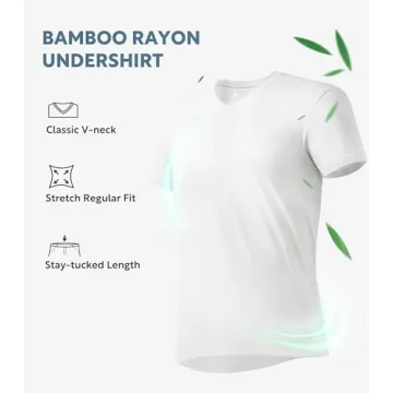 Luxury Bamboo Rayon Undershirt for Men - David Archy