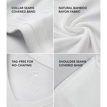 Luxury Bamboo Rayon Undershirt for Men - David Archy