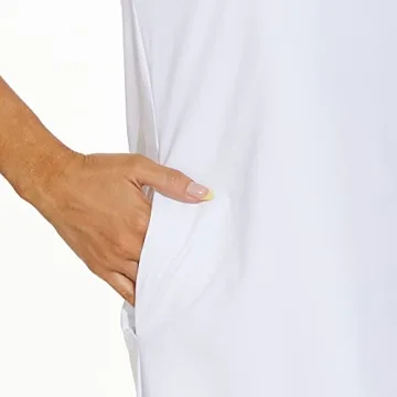 Valpeak Halter Dresses for Women Beach Casual Floral Sun Dress Sleeveless Summer Midi Tank Dress Coverup UPF50+ (Green,S)