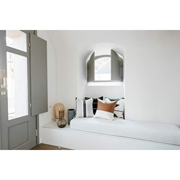 Woven Nook Decorative Leather Pillow Covers - 4 Pack