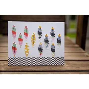 Fiskars Teresa Collins Feather Squeeze Punch for Crafting