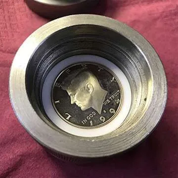 Coin Ring Spacer Set - 25 Spacers for Coin Rings making - Intended for centering any coin in Center Punch