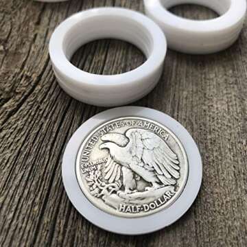 Coin Ring Spacer Set - 25 Spacers for Coin Rings making - Intended for centering any coin in Center Punch