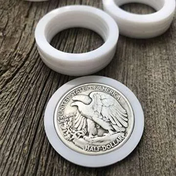 Coin Ring Spacer Set - 25 Spacers for Coin Rings making - Intended for centering any coin in Center Punch