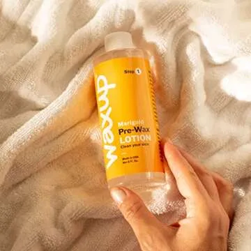 waxup Pre and Post Waxing Care Kit: Marigold Cleanser, Almond Oil Wax Remover, Aloe Vera Cooling Gel for Hair Removal