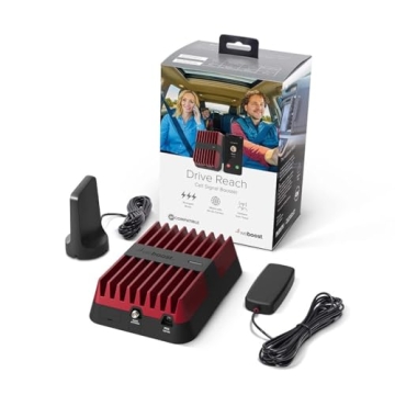 weBoost Drive Reach - Vehicle Cell Phone Signal Booster | 5G & 4G LTE | Magnetic Roof Antenna | Boos...