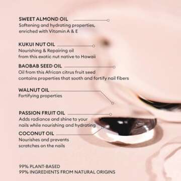 Manucurist Green Oil Nail Care - Nail & Cuticle Oil - Nourishes and Regenerates Nails and Cuticles - Promotes Growth - Blend of 6 Oils - 99% Bio-Sourced - Nail Care - 0.5 fl oz Bottle