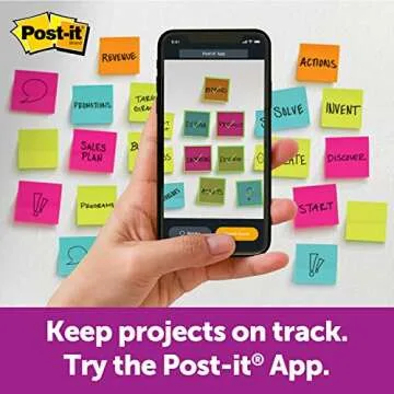 Post-it Super Sticky Big Notes, 11 in x 11 in, 1 Pad, 2X The Sticking Power, Yellow, Recyclable (BN11)