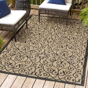 JONATHAN Y Vintage Indoor/Outdoor Area Rug - Durable & Easy-Clean