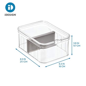 iDesign Crisp Divided Storage for Fresh Produce Organization