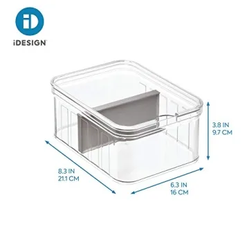 iDesign Crisp Divided Storage for Fresh Produce Organization