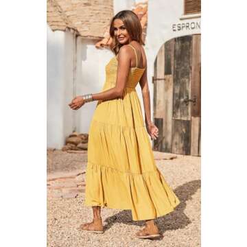 PRETTYGARDEN Women's Casual Maxi Dress - Boho Style