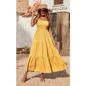 PRETTYGARDEN Women's Casual Maxi Dress - Boho Style