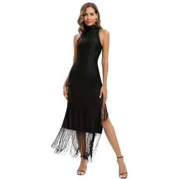 Aigeman Women's Vintage Flapper Dress 1920s Elegance