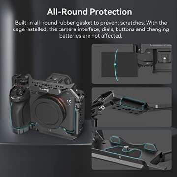 SmallRig Full Camera Cage for Sony Alpha 7R V/Alpha 7 IV / A7R IV/Alpha 7 S III/Alpha 1-3667B