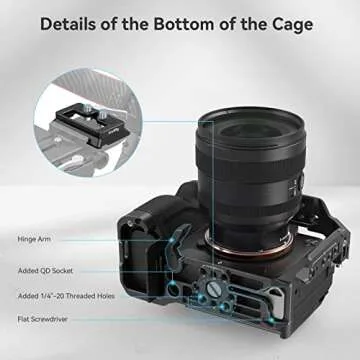 SmallRig Camera Cage for Sony Alpha 7R V & A7 IV