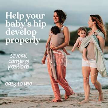 Nalakai Luxury Ring Sling - Soft & Sustainable Baby Carrier