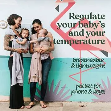 Nalakai Luxury Ring Sling - Soft & Sustainable Baby Carrier