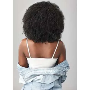 Sensationnel Synthetic Hair Half Wig Instant Weave Curls Kinks & Co Game Changer (1B)