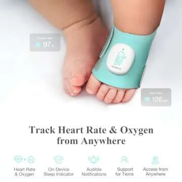 Sense-U Baby Sock Shoe Monitor: Track Baby's Vital Stats