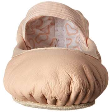 Bloch Dance Girl's Belle Full-Sole Leather Ballet Slipper - Stylish Comfort for Young Dancers
