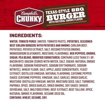 Campbell’s Chunky BBQ Burger Soup - Big Flavor & Protein