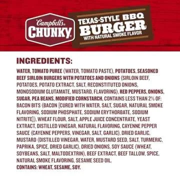 Campbell’s Chunky BBQ Burger Soup - Big Flavor & Protein